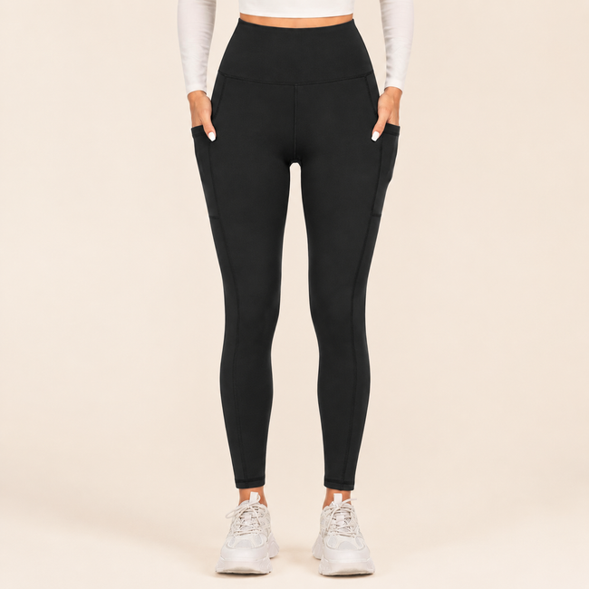 M2M STYLE Women's High Waisted Leggings with Pockets
