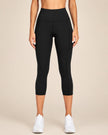 M2M STYLE Women's High Waisted Capri Leggings with Pockets