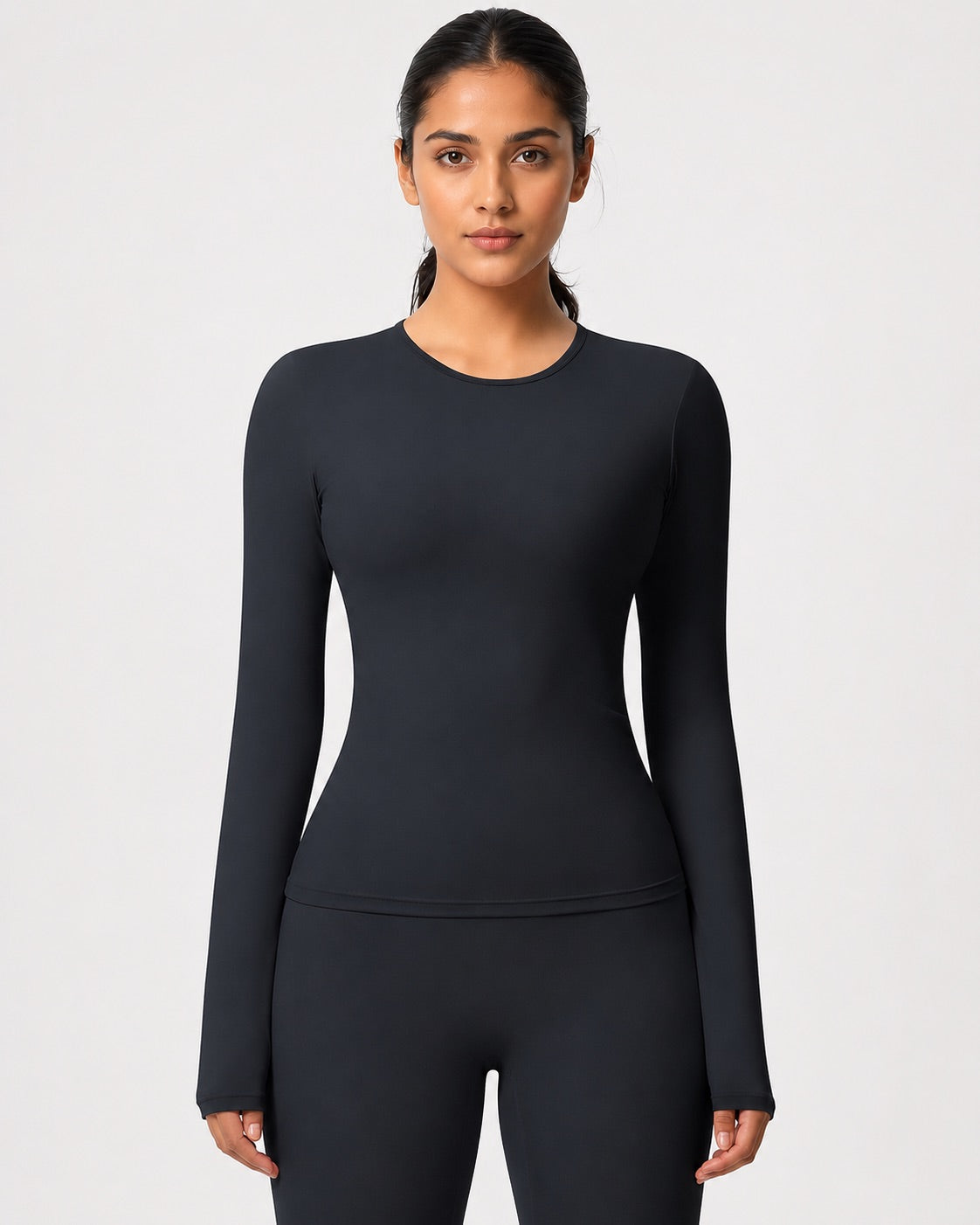 Studio Women's Slim-Fit Long Sleeve T-Shirt