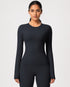 Studio Women's Slim-Fit Long Sleeve T-Shirt