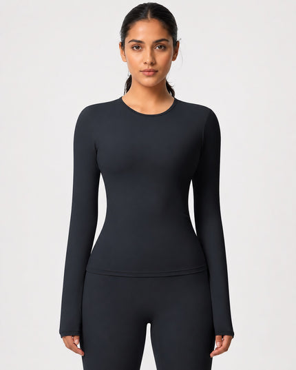 Studio Women's Slim-Fit Long Sleeve T-Shirt