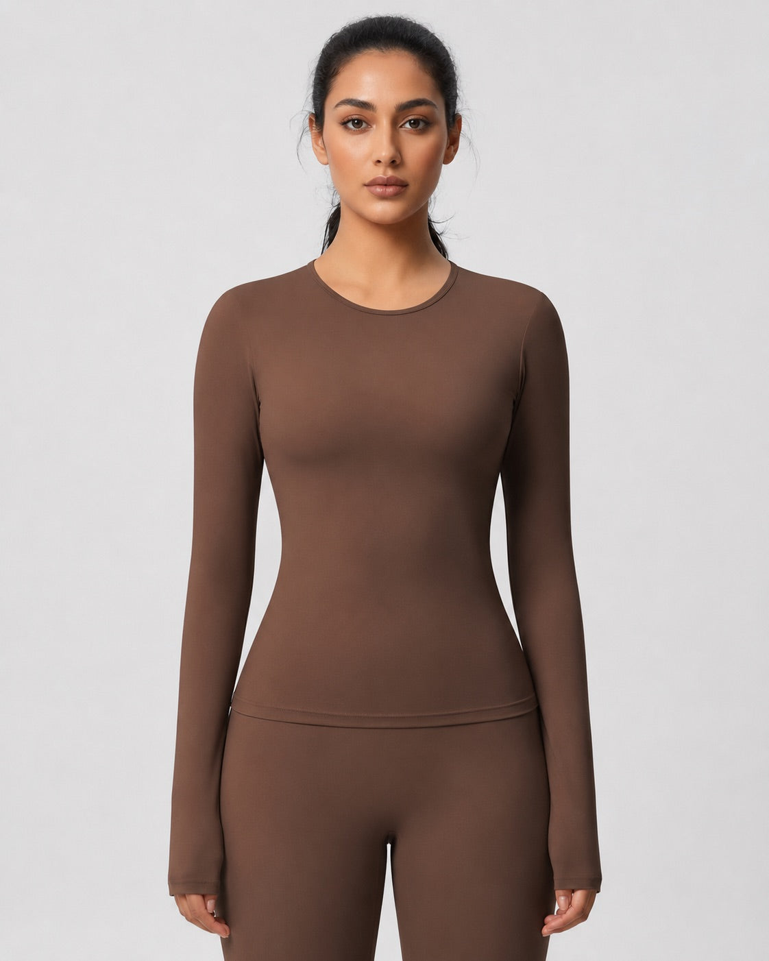 Studio Women's Slim-Fit Long Sleeve T-Shirt