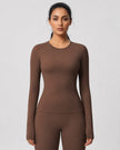 Studio Women's Slim-Fit Long Sleeve T-Shirt