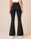M2M STYLE Women's Crossover Flare Leggings with Pockets