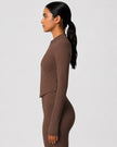 Studio Women's Cropped Workout Jacket, Full Zip, Slim Fit