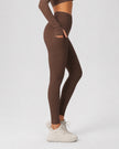 Studio Women's High Waisted Leggings, Side Pocket