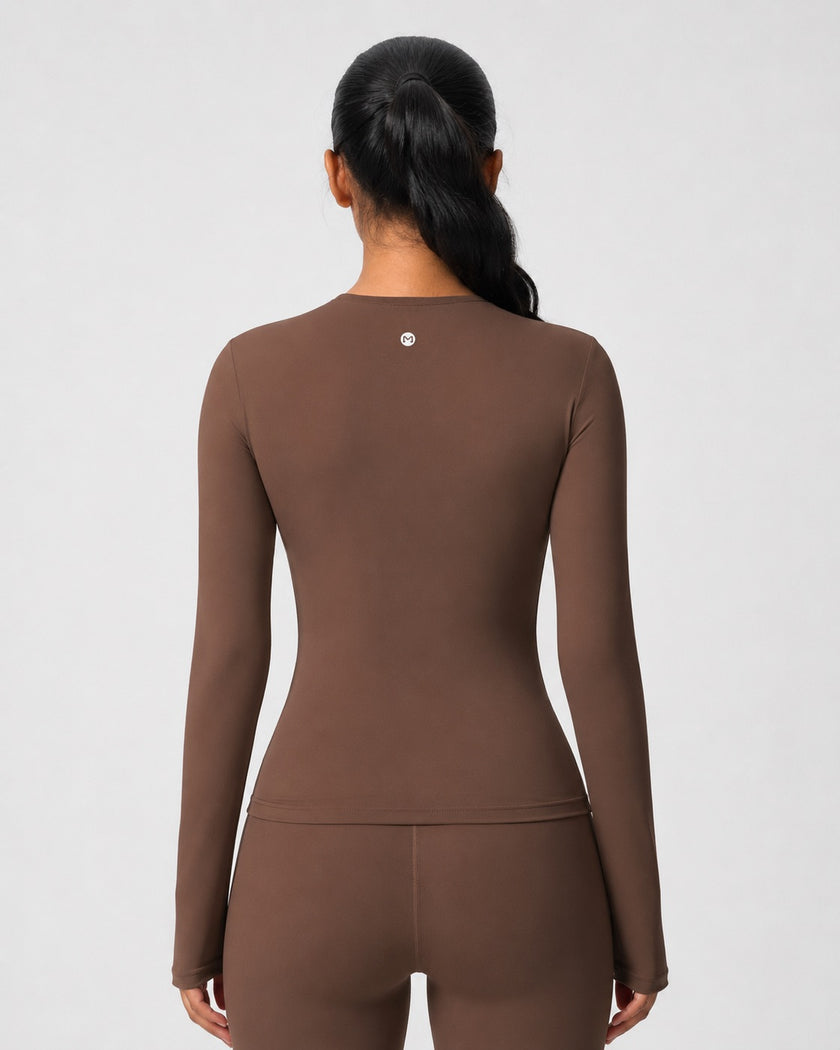Studio Women's Slim-Fit Long Sleeve T-Shirt