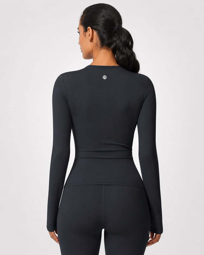 Studio Women's Slim-Fit Long Sleeve T-Shirt