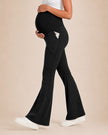 M2M STYLE Women's Maternity Flare Leggings with Pockets