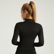 M2M STYLE Women's Cropped Zip Up Workout Jacket