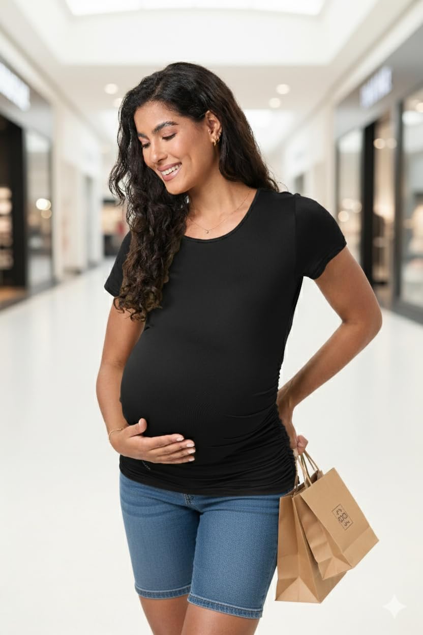 M2M STYLE Women's Maternity T-Shirt | Pregnancy Top