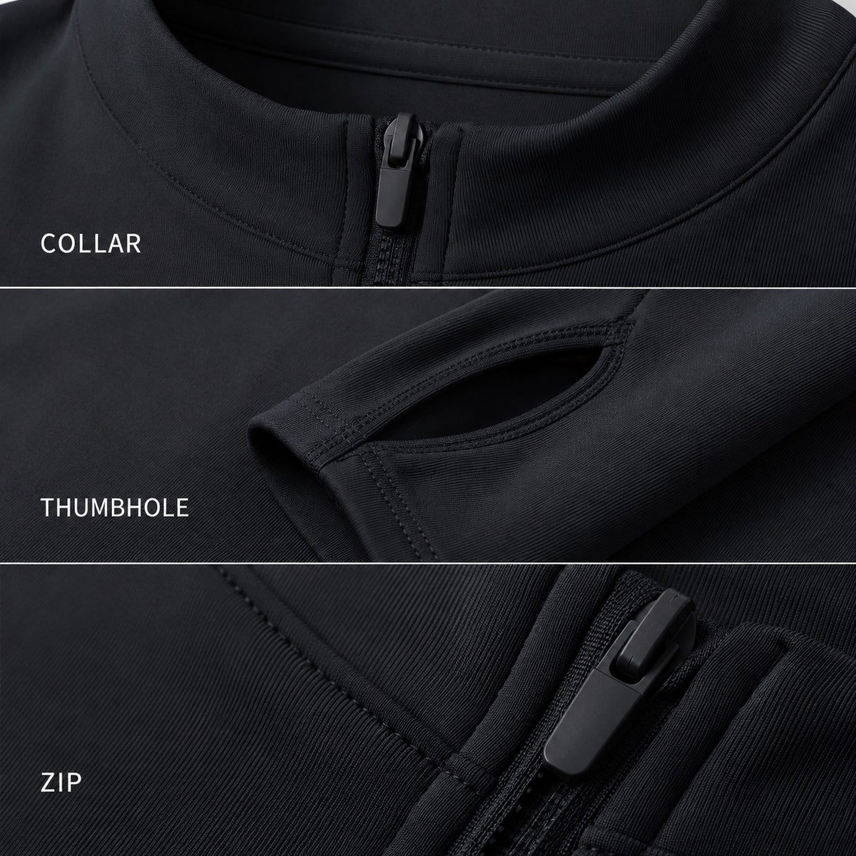 Studio Women's Cropped Workout Jacket, Full Zip, Slim Fit