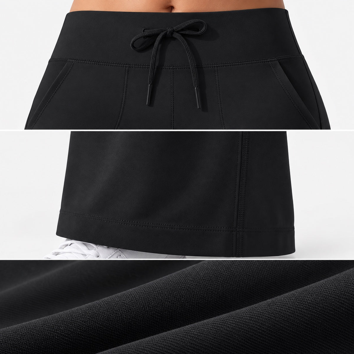 Women's Wide Leg Pants, Straight Leg Yoga Trousers with Pockets, Drawstring