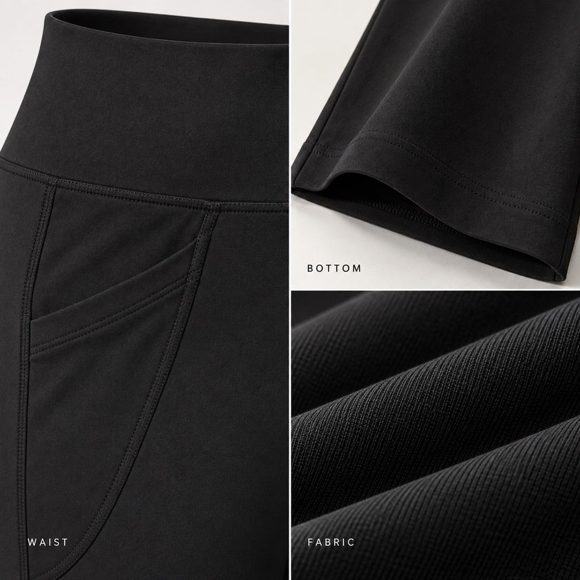 Women's High Waisted Wide Leg Yoga Pants with Pockets