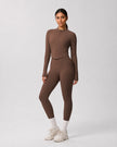 Studio Women's Cropped Workout Jacket, Full Zip, Slim Fit