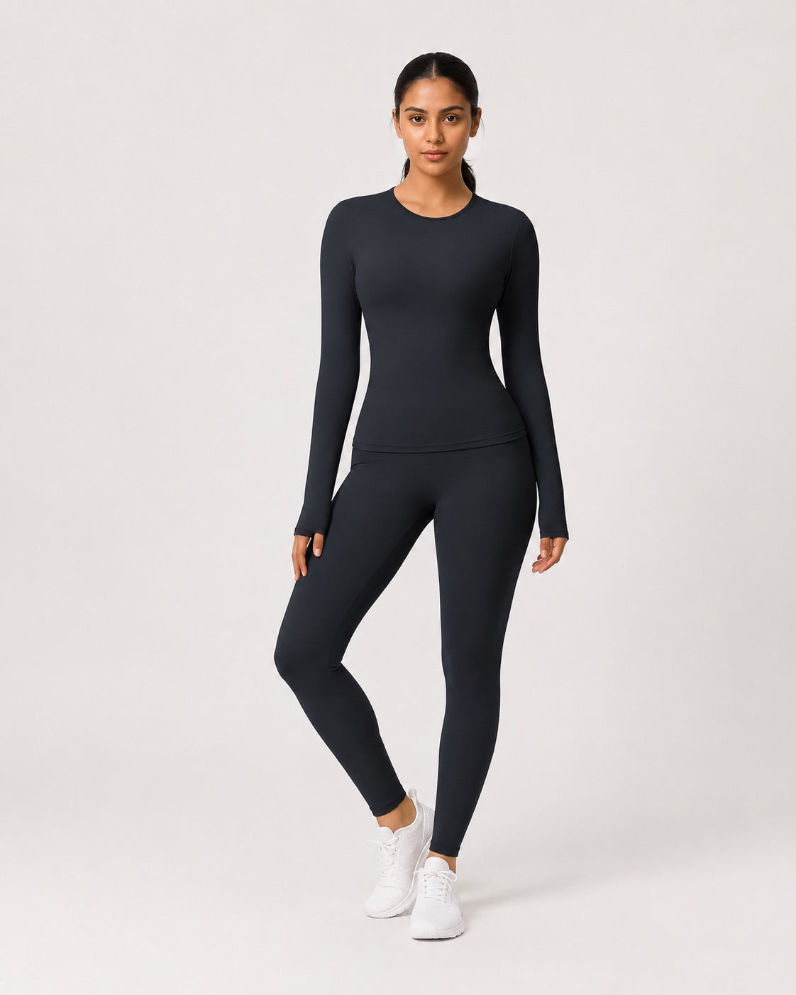 Studio Women's Slim-Fit Long Sleeve T-Shirt