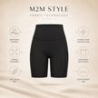 M2M STYLE Women's High Waisted Yoga Shorts with Pockets 5