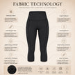 M2M STYLE Women's High Waisted Capri Leggings with Pockets