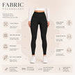 M2M STYLE Women's High Waisted Leggings with Pockets
