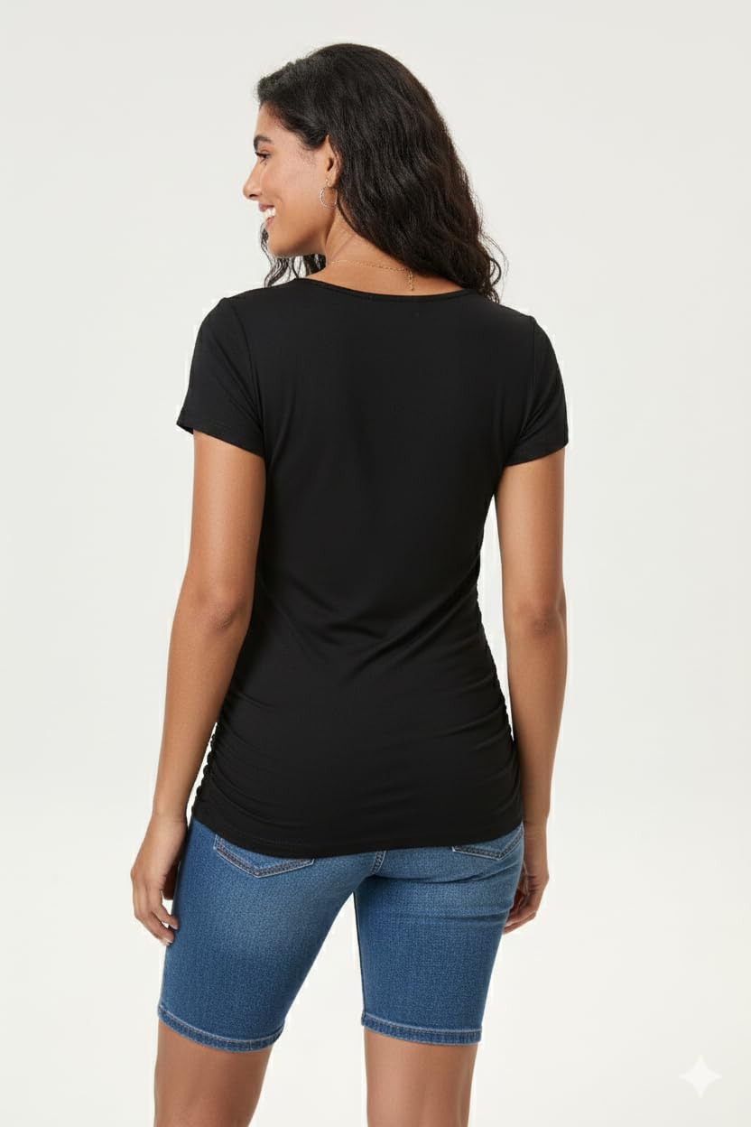 M2M STYLE Women's Maternity T-Shirt | Pregnancy Top