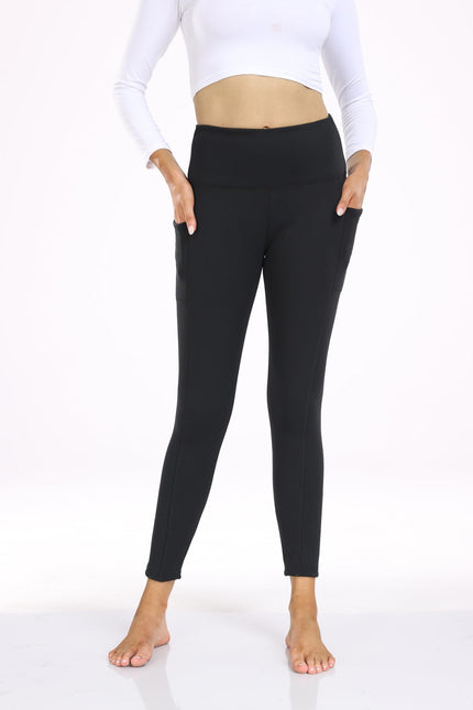 Women's Thermal Fleece-Lined Leggings with Pockets