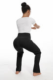 M2M STYLE Women's Maternity Flare Leggings with Pockets