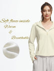 M2M STYLE Women’s Fleece Zip Up Hoodie Jacket with Pockets & Thumbholes